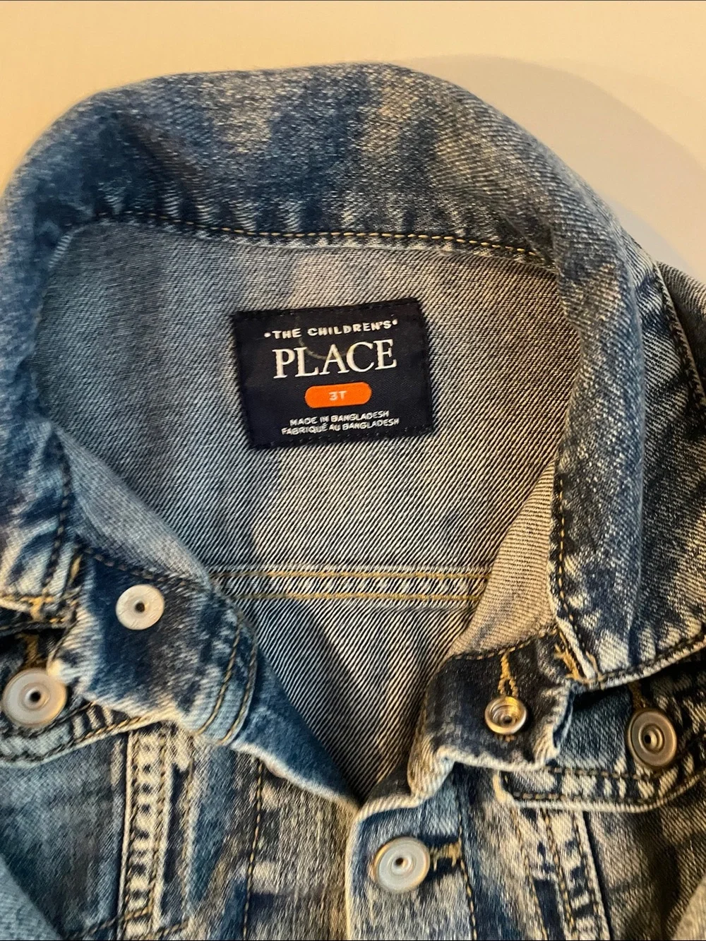 The Children's Place Light Blue Toddler Denim Jacket
